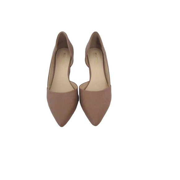 Kenneth Cole Reaction Eltinn D'Orsay Tan Leather Wedge Shoes Sz 7 1/2M - Picture 2 of 6